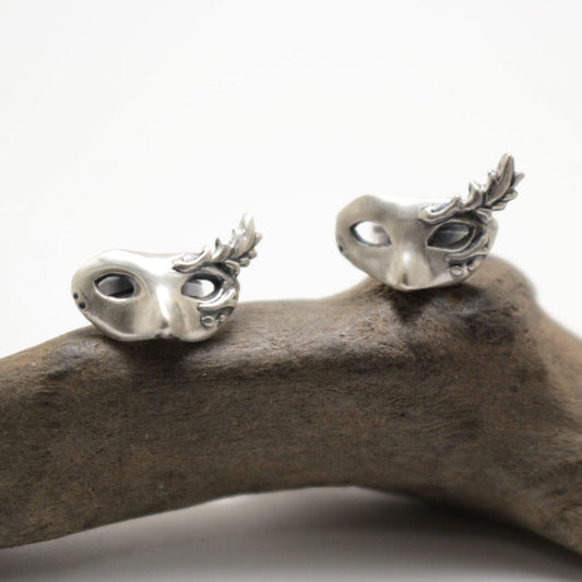 仮面舞踏会イヤーカフ-silver