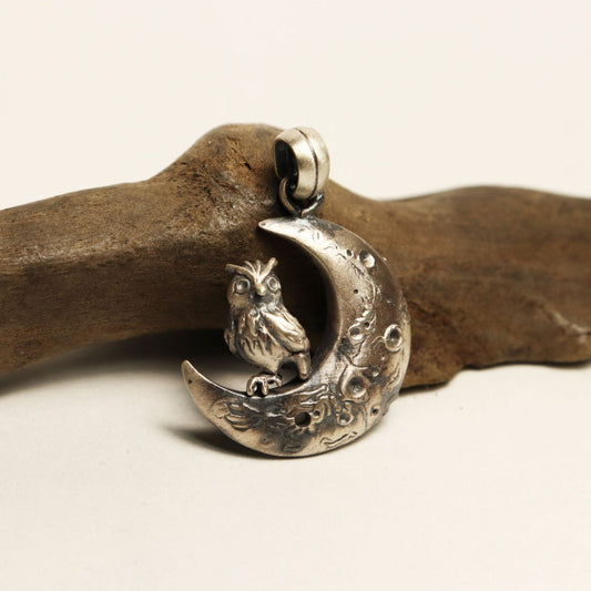 スリーピングムーン*梟-silver