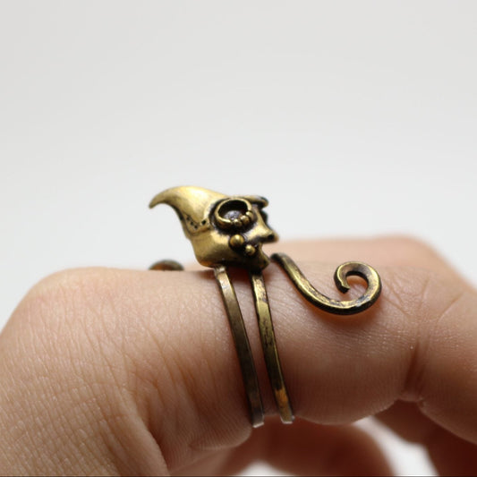 miniペストマスクリング (brass