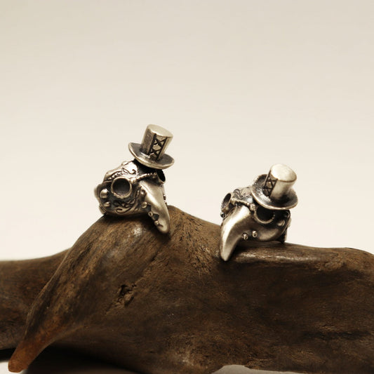 ペストマスクⅡハットコーデ*イヤーカフ-SILVER*mix