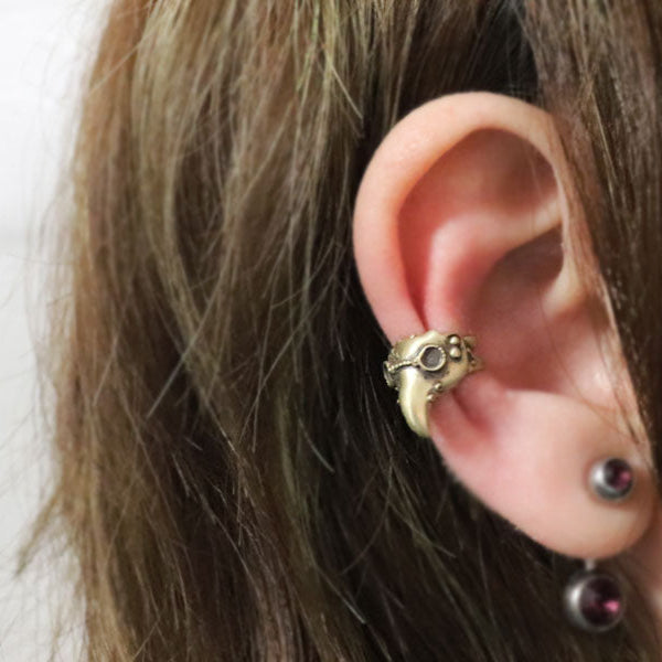 ペストマスクⅡ*イヤーカフ-BRASS