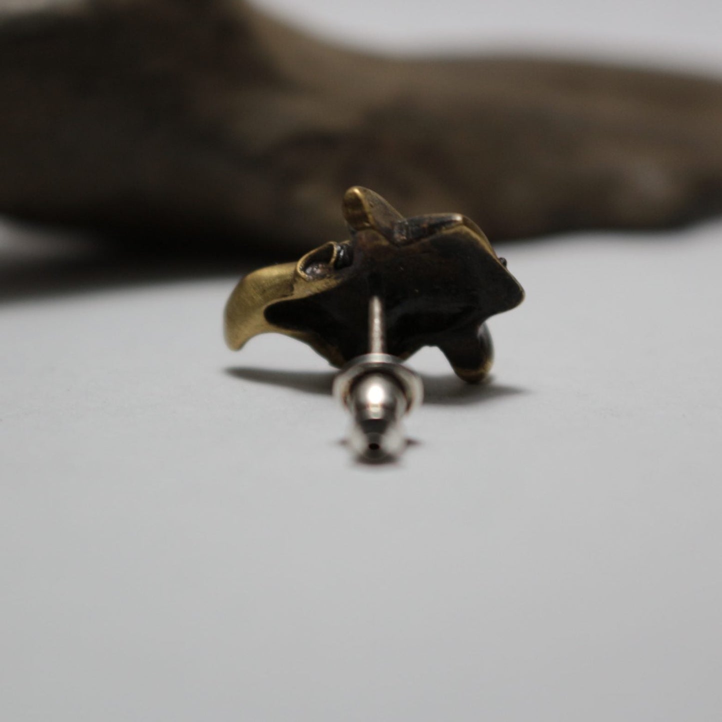 miniペストマスクハット(ピアス-brass