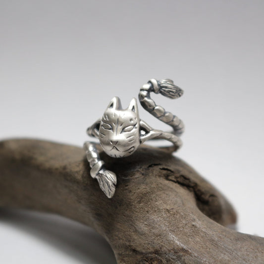 狐面Ring-中-silver