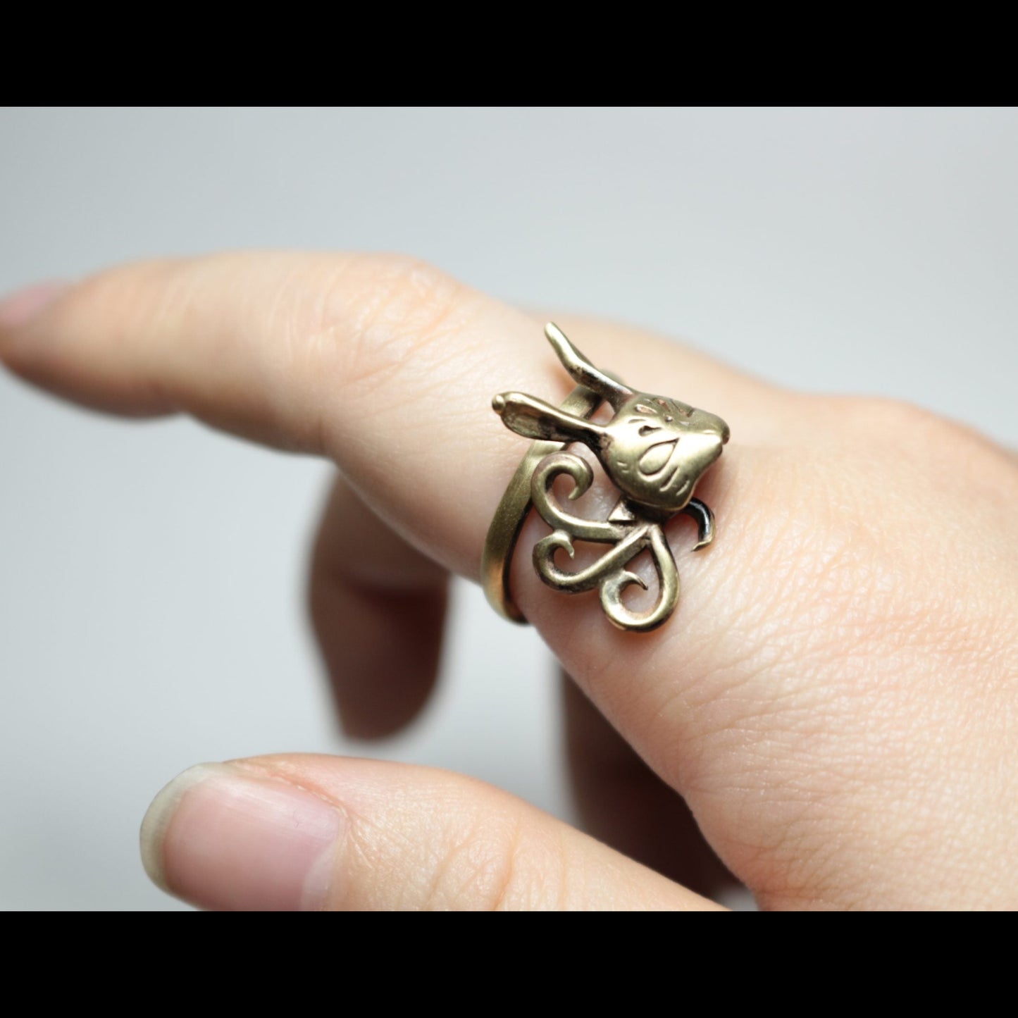 うさぎ面Ring-Brass