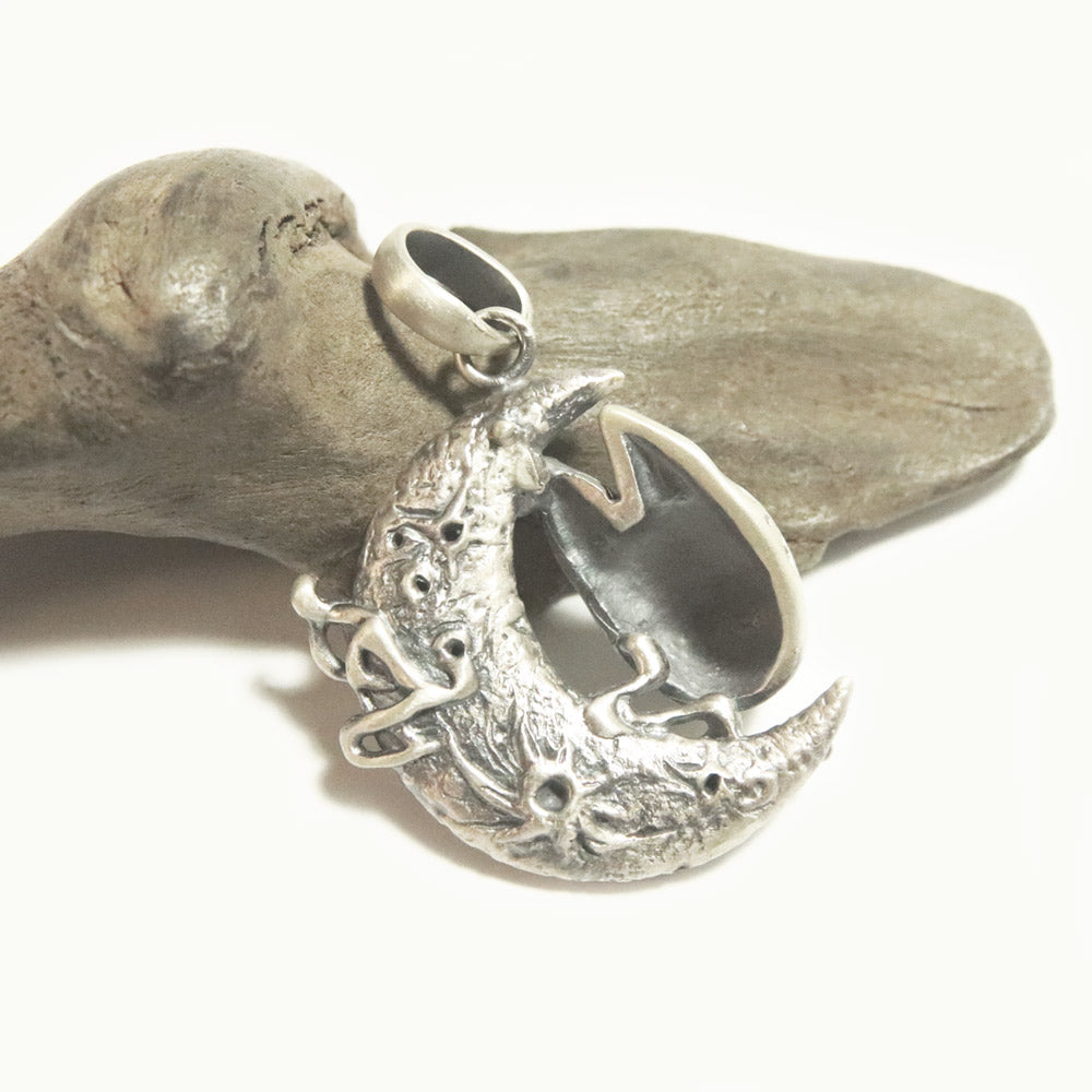 大狐面MOONペンダント-和