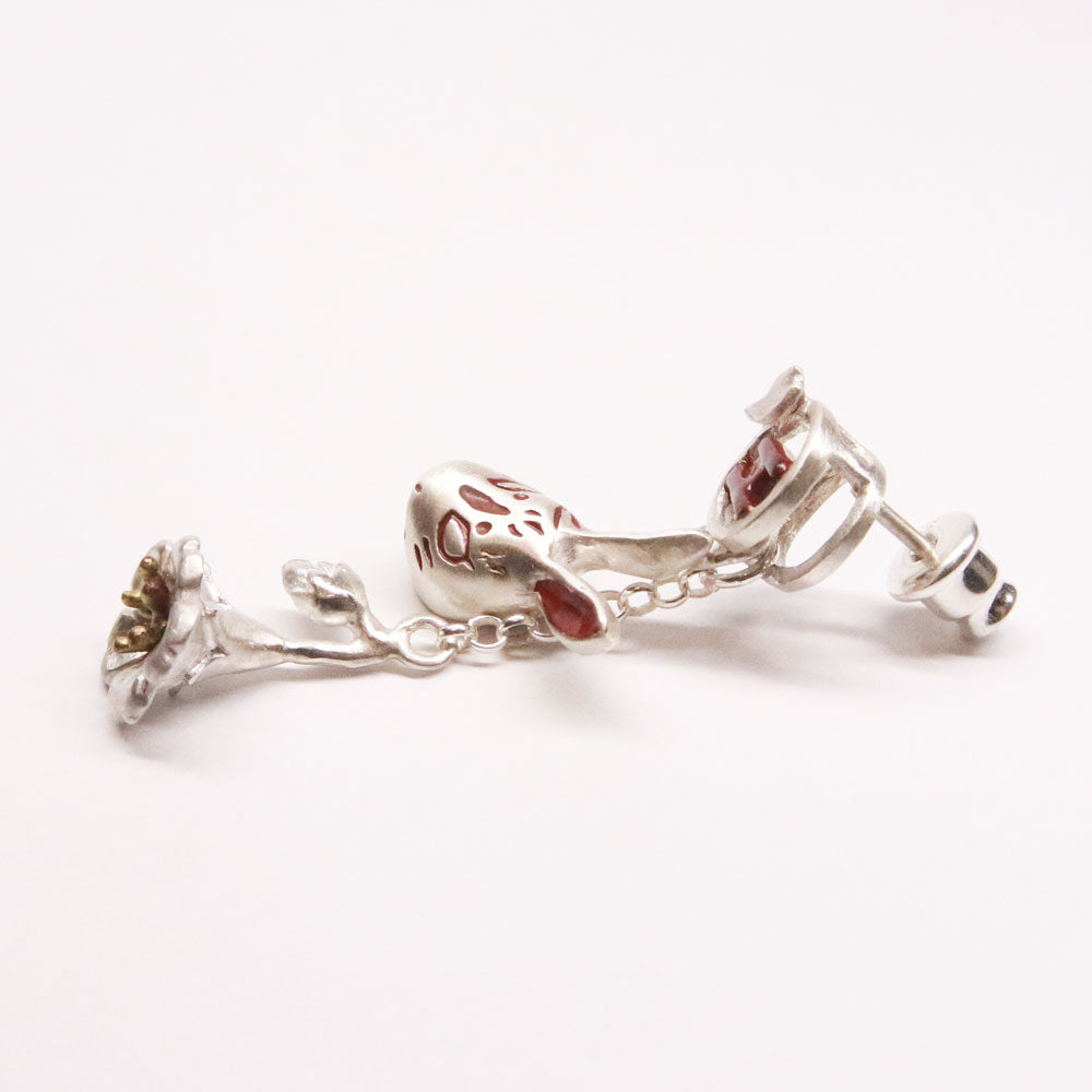 【5/2-5/18】桜と兎面ピアス*和