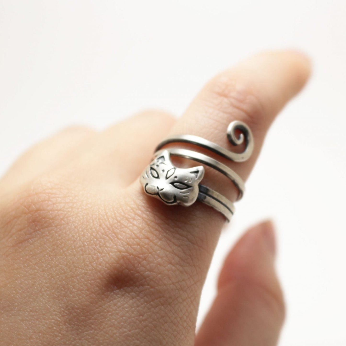猫面Ring-silver
