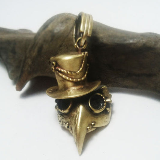 ペストマスクⅣ-ハットコーデPendant(brass