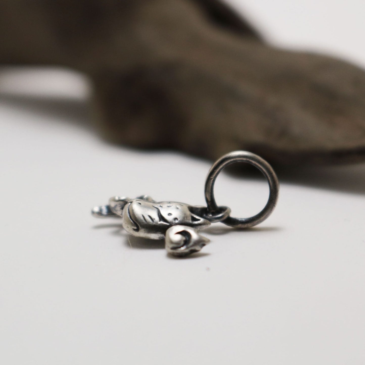 小狐面Pendant-silver