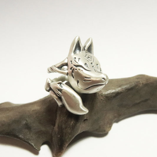 大狐面RINGⅡ-silver