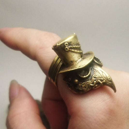 ペストマスクⅣ-ハットコーデRing（brass