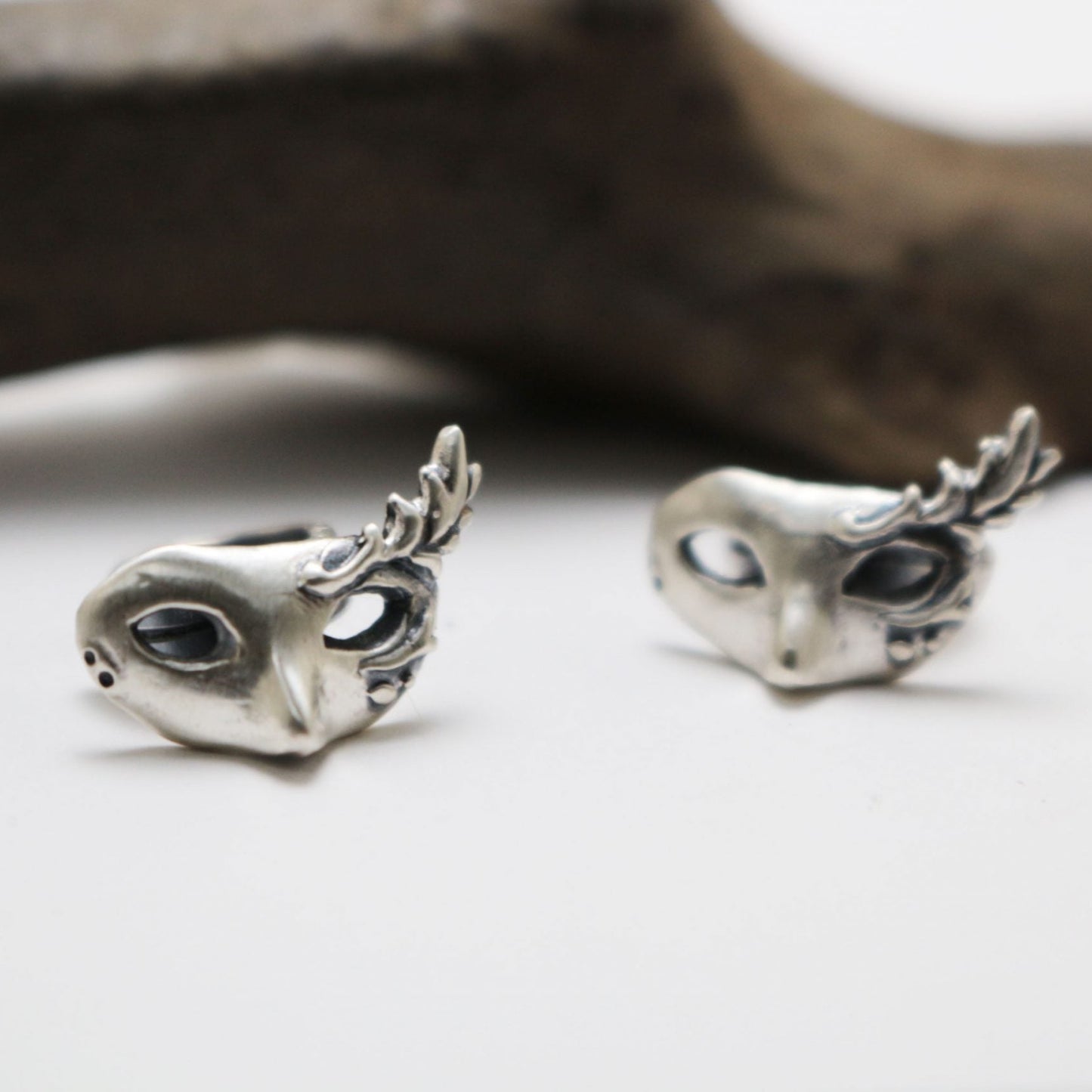 仮面舞踏会イヤーカフ-silver