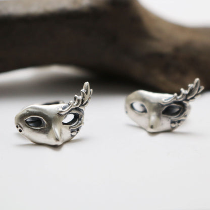 仮面舞踏会イヤーカフ-silver