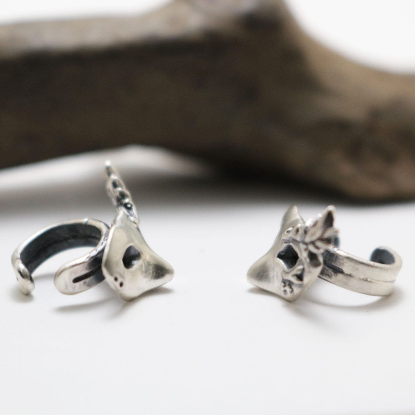 仮面舞踏会イヤーカフ-silver