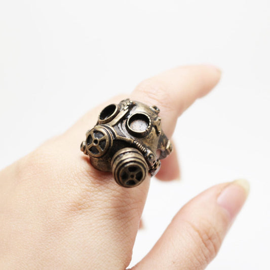 大ガスマスクリング(brass