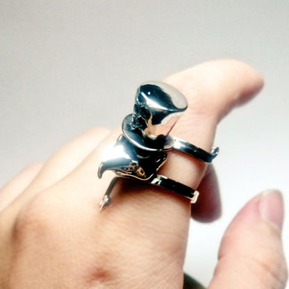miniペストマスク-ハットコーデRing（silver