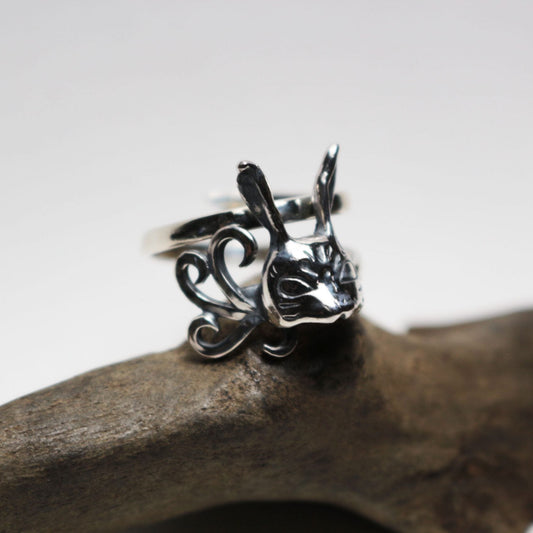 うさぎ面Ring-Silver