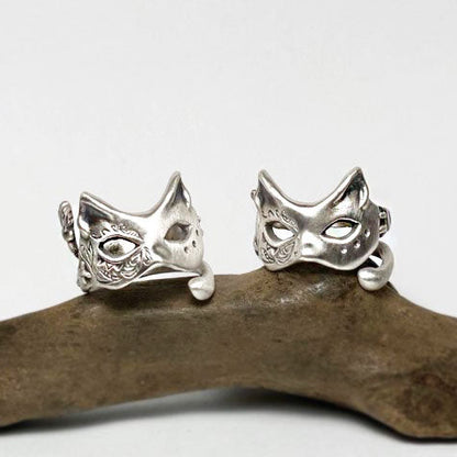 キャットマスクRingⅡ-silver