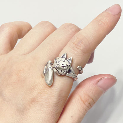 狐面Ring＊尾-silver