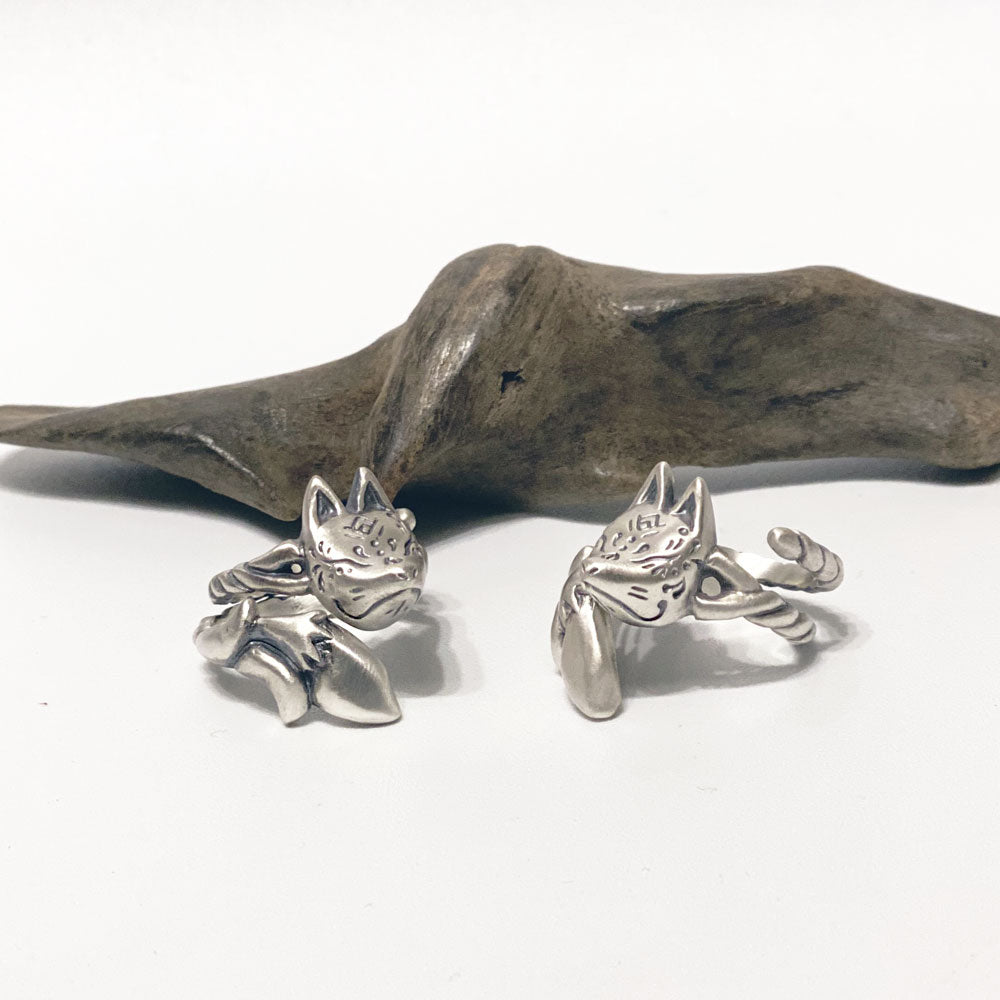 狐面Ring＊尾-silver