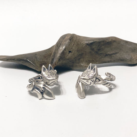 狐面Ring＊尾-silver