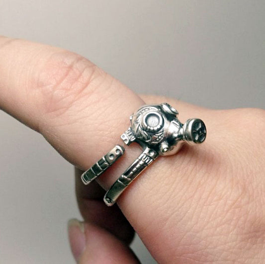 ガスマスクリング(小(silver