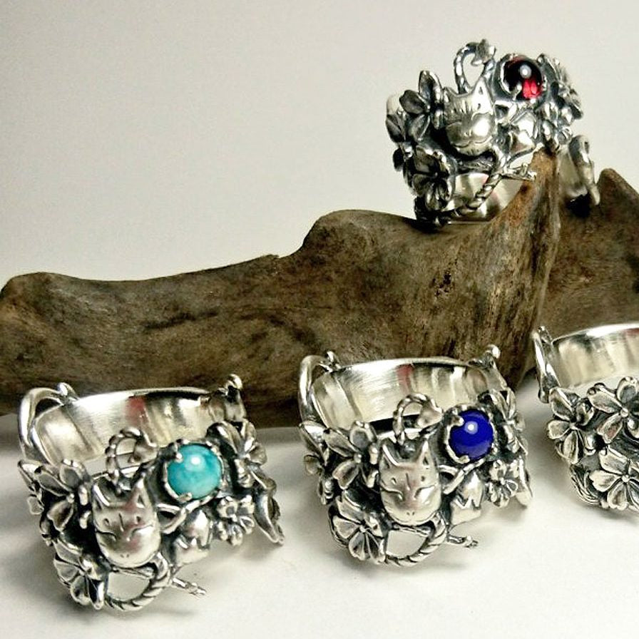 狐面Ring-SAKURA-silver