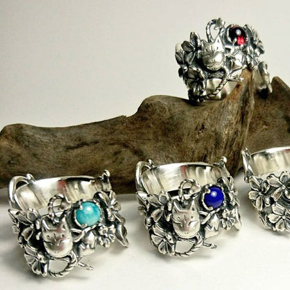 狐面Ring-SAKURA-silver