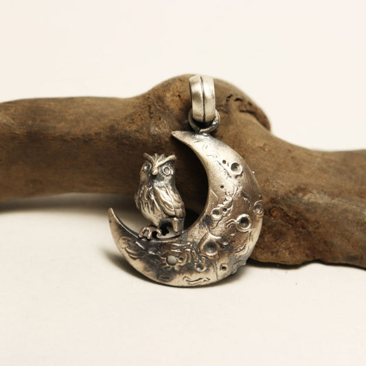 スリーピングムーン*梟-silver