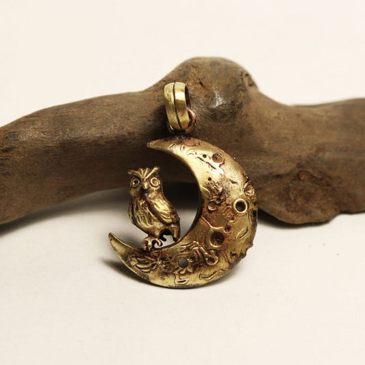 スリーピングムーン*梟-Brass