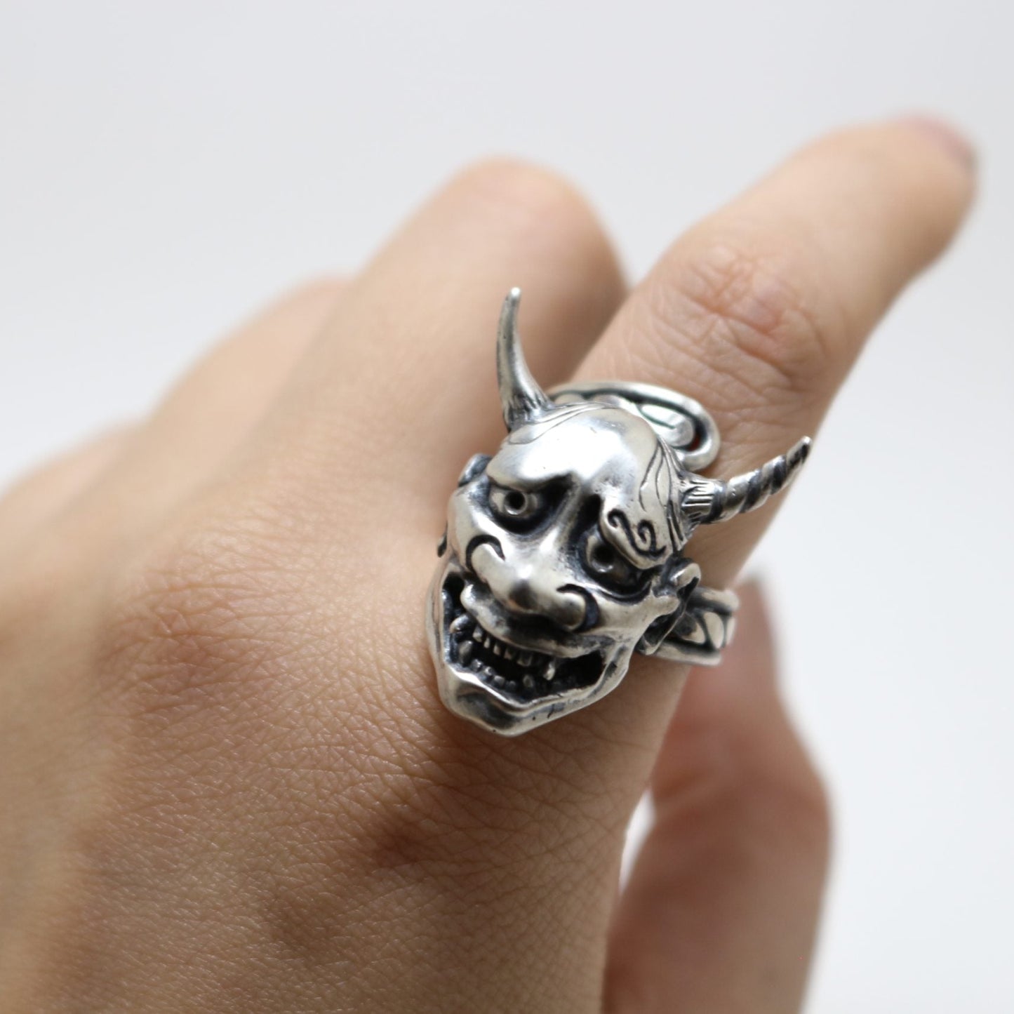 般若面-RING-(silver