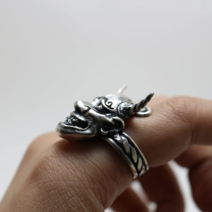 般若面-RING-(silver