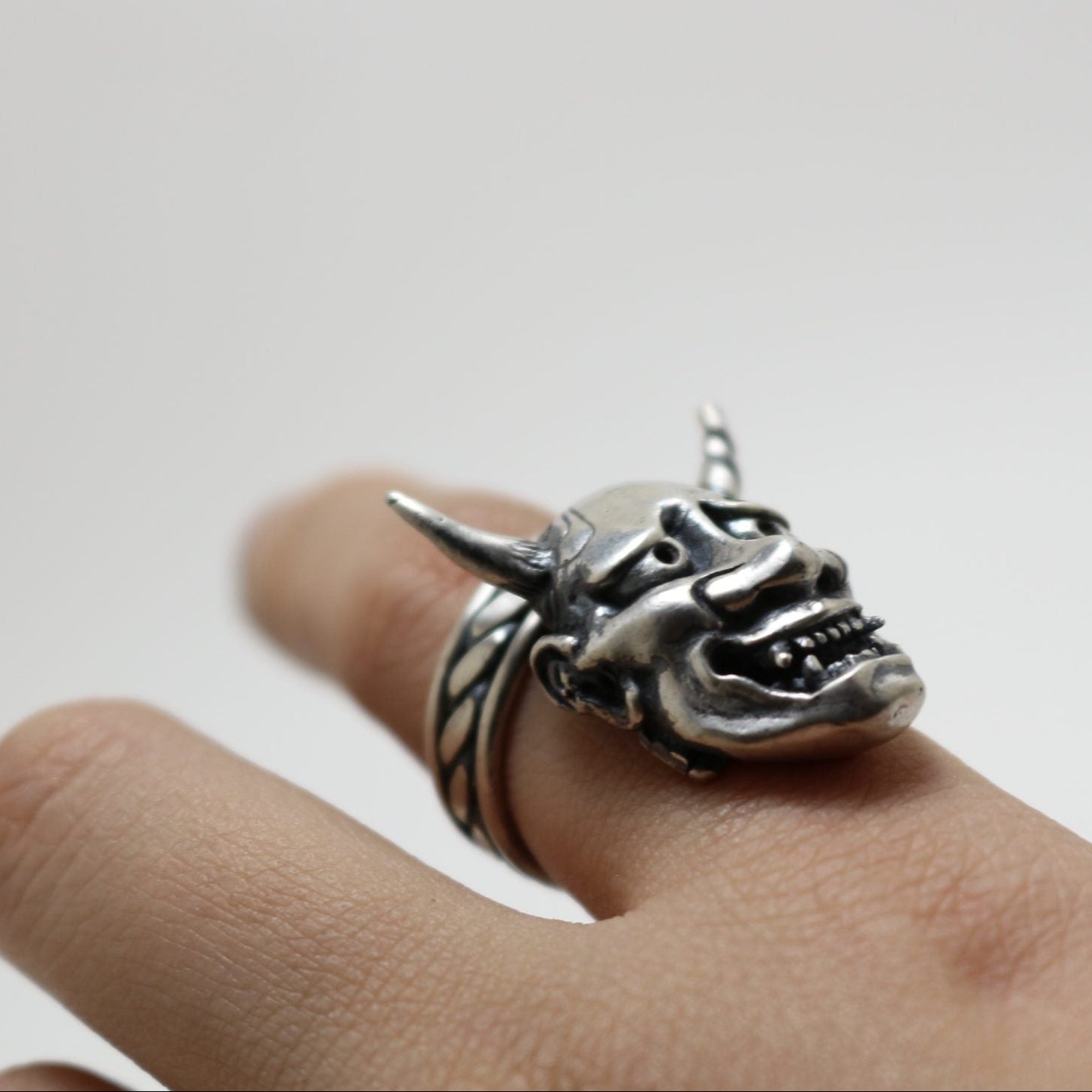 般若面-RING-(silver