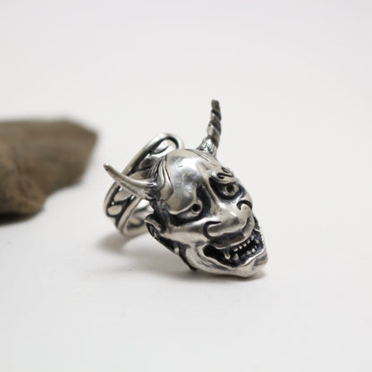 般若面-RING-(silver