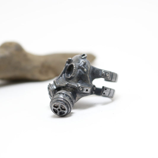 大ガスマスクリング(silver