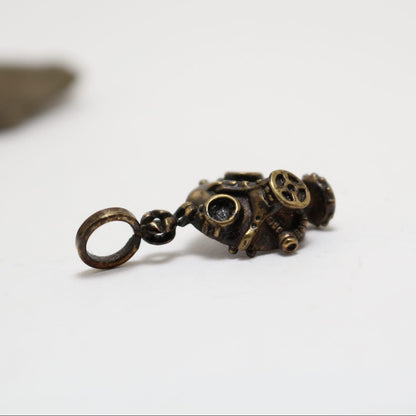 ガスマスク-Pendant-(brass