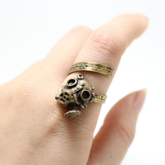 ガスマスクリング(brass