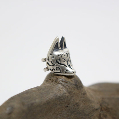 半狐面イヤーカフーsilver