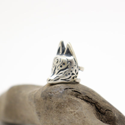 半狐面イヤーカフーsilver