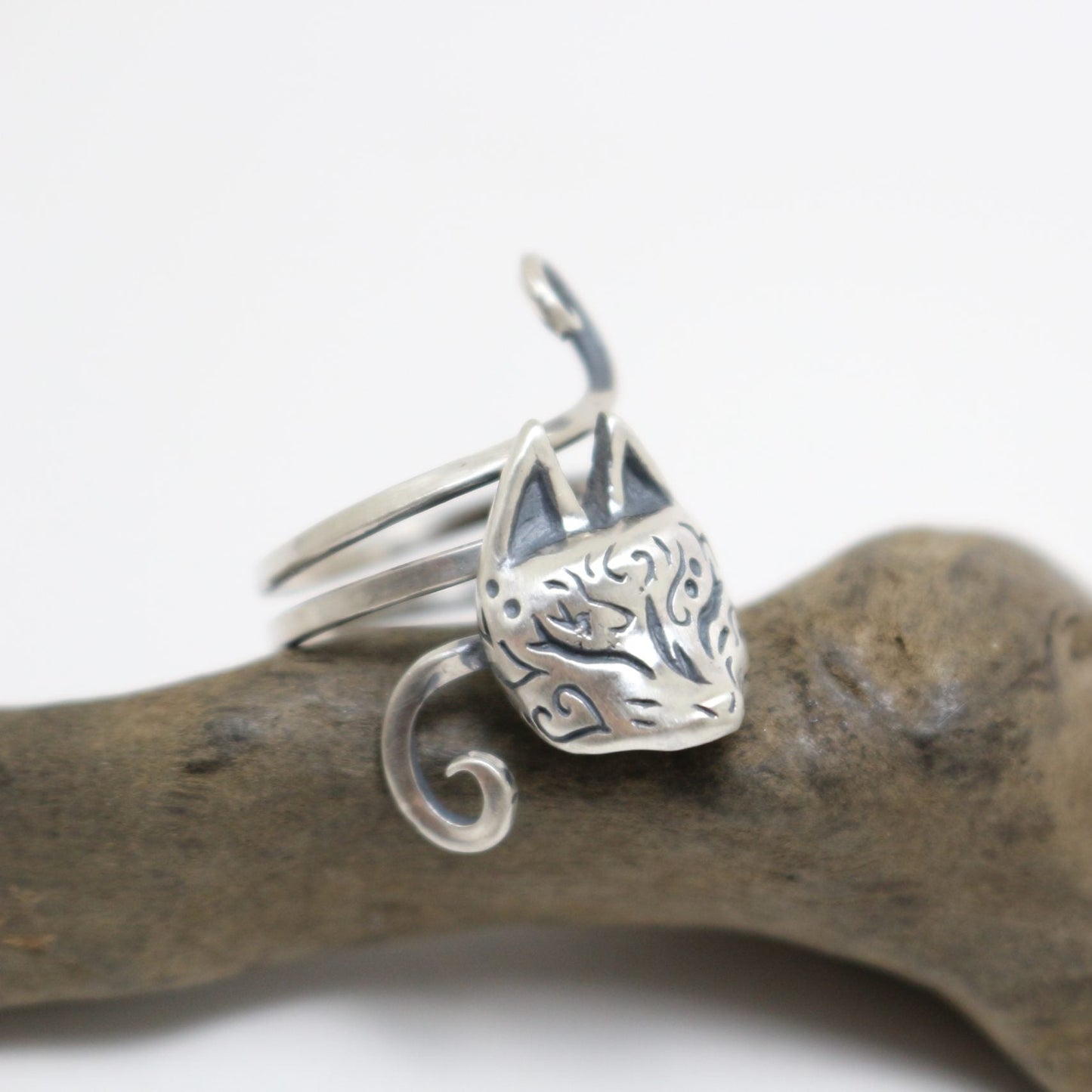 半狐面リングーsilver