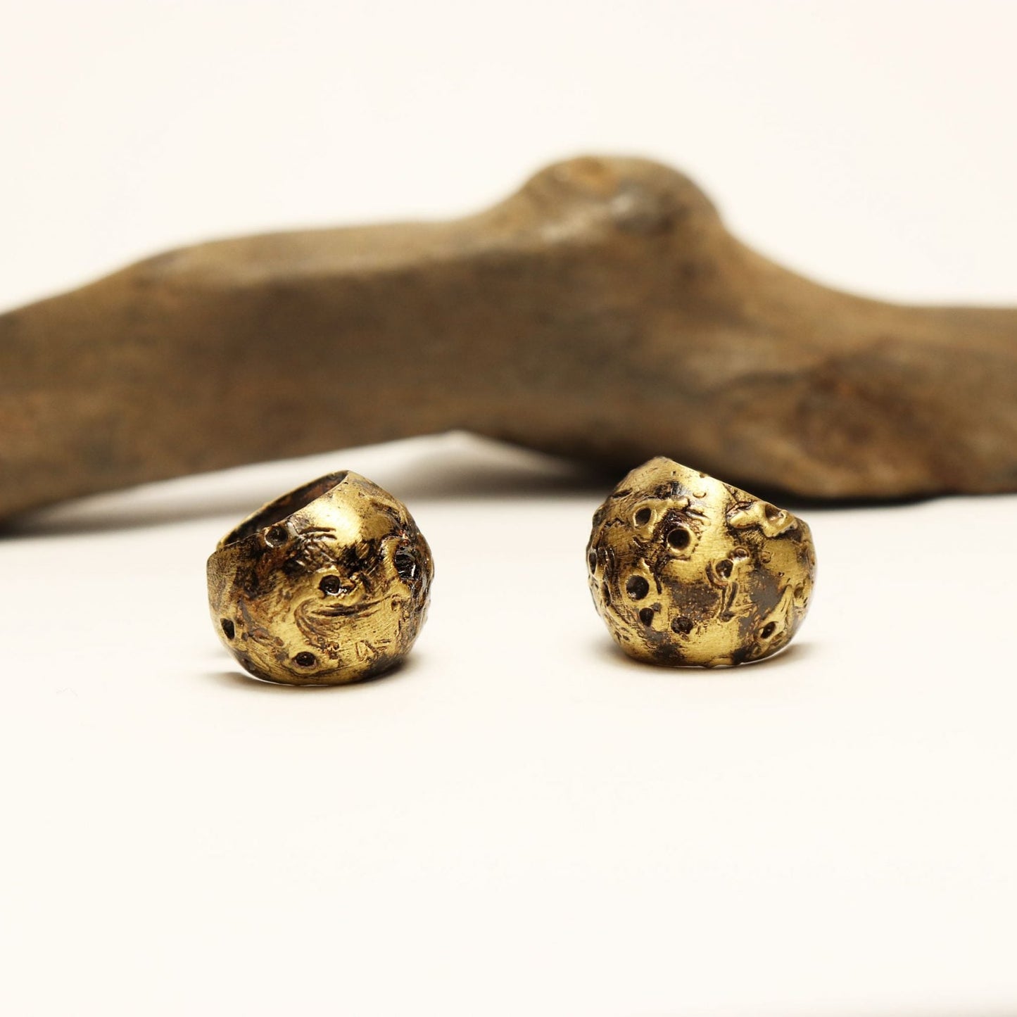 満月のイヤーカフ-brass