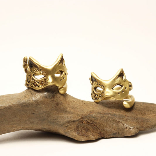 キャットマスクRingⅡ-brass