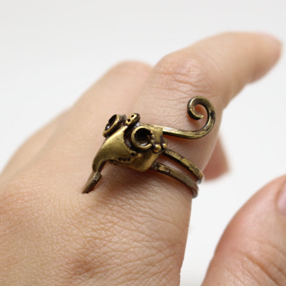 miniペストマスクリング (brass