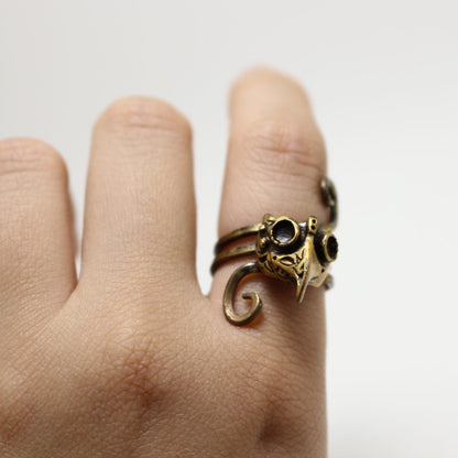 miniペストマスクリング (brass