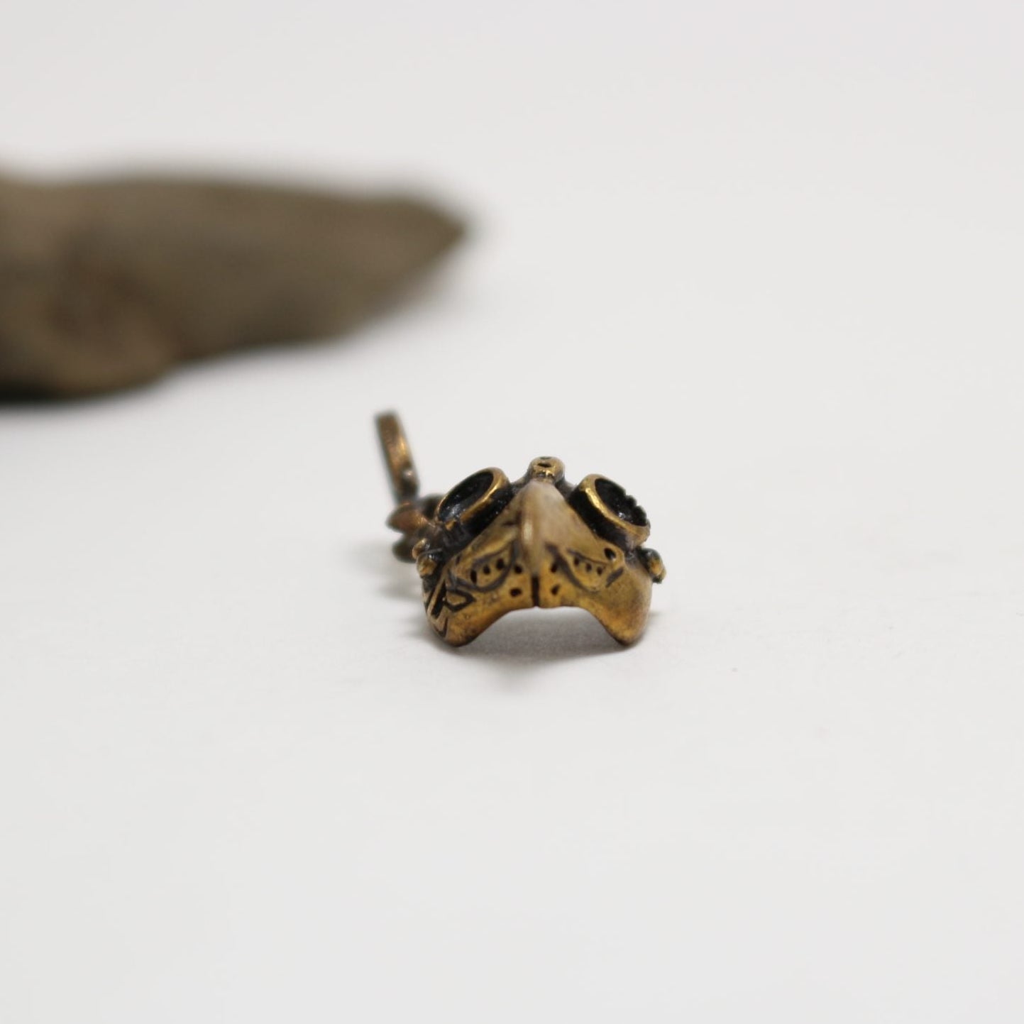 miniペストマスクPendant(brass