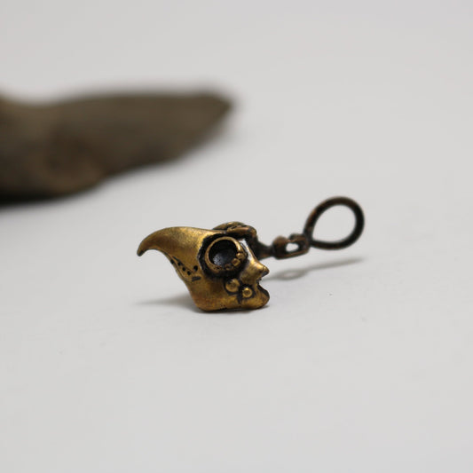 miniペストマスクPendant(brass
