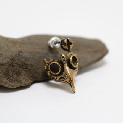 ペストマスクピアス (brass