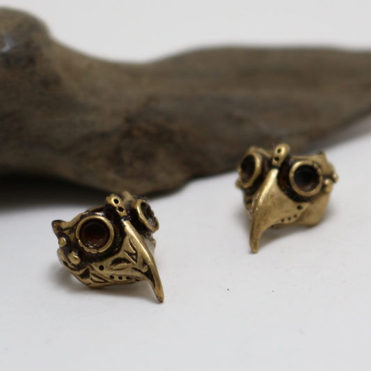 ペストマスクイヤーカフ (brass