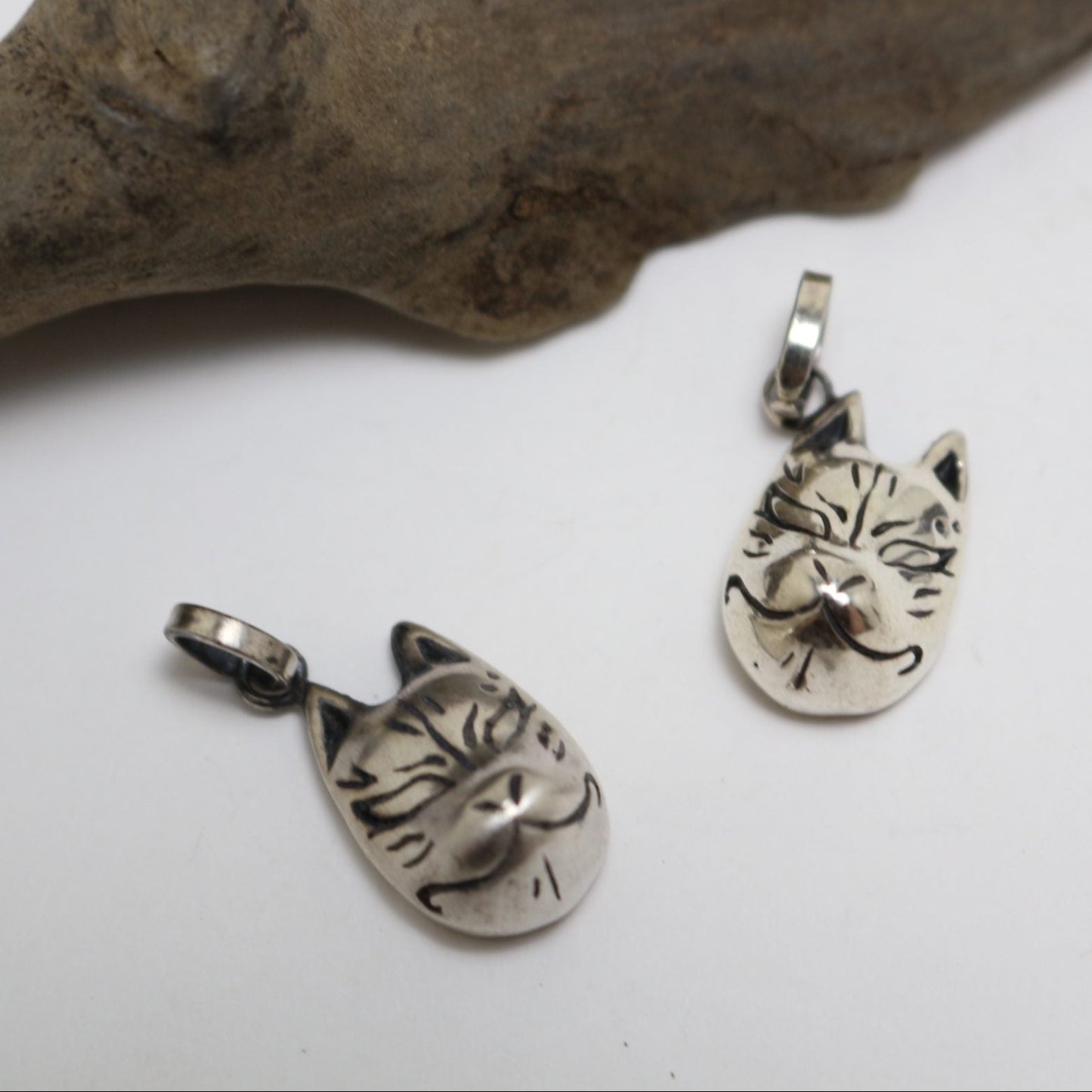 狐面ペンダントーsilver