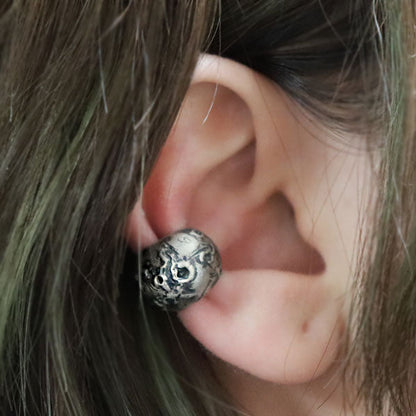 満月のイヤーカフ-silver